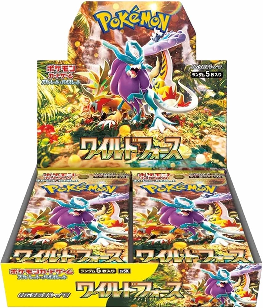Pokémon Wild Force Japanese Booster Box - SV5K