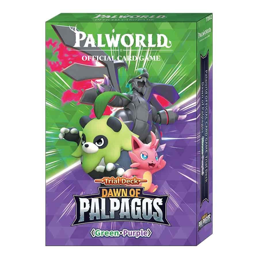 Palworld TCG Dawn Of Palpagos Trial Deck Green Purple - TD02