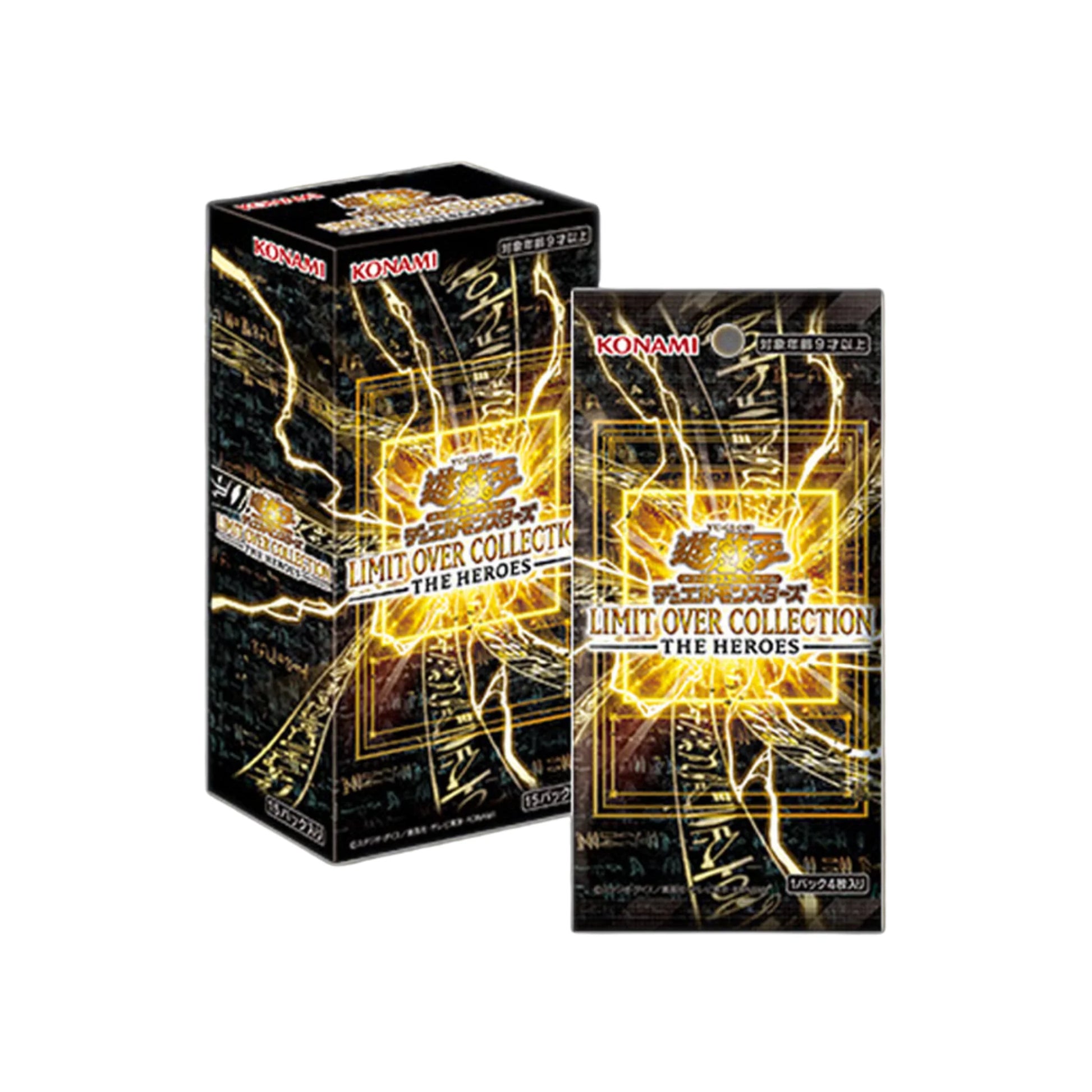 遊戯王LIMITOVERCOLLECTIONTHEHEROES 3BOX ④ Yu-Gi-Oh! OCG Limit Over Collection The Heroes JP Factory Sealed